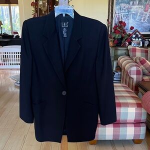 INC International Concepts Women's Classic Black Blazer Size 12
